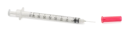 Covetrus Seringue à insuline 1 ml 30G 03x12mm 40UI jetable de type fungible